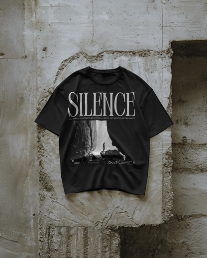 Silence – Oversized Minimalist T-Shirt