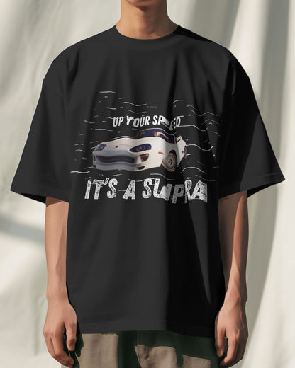 Turbocharged Legacy: Supra Speed Oversized T-Shirt