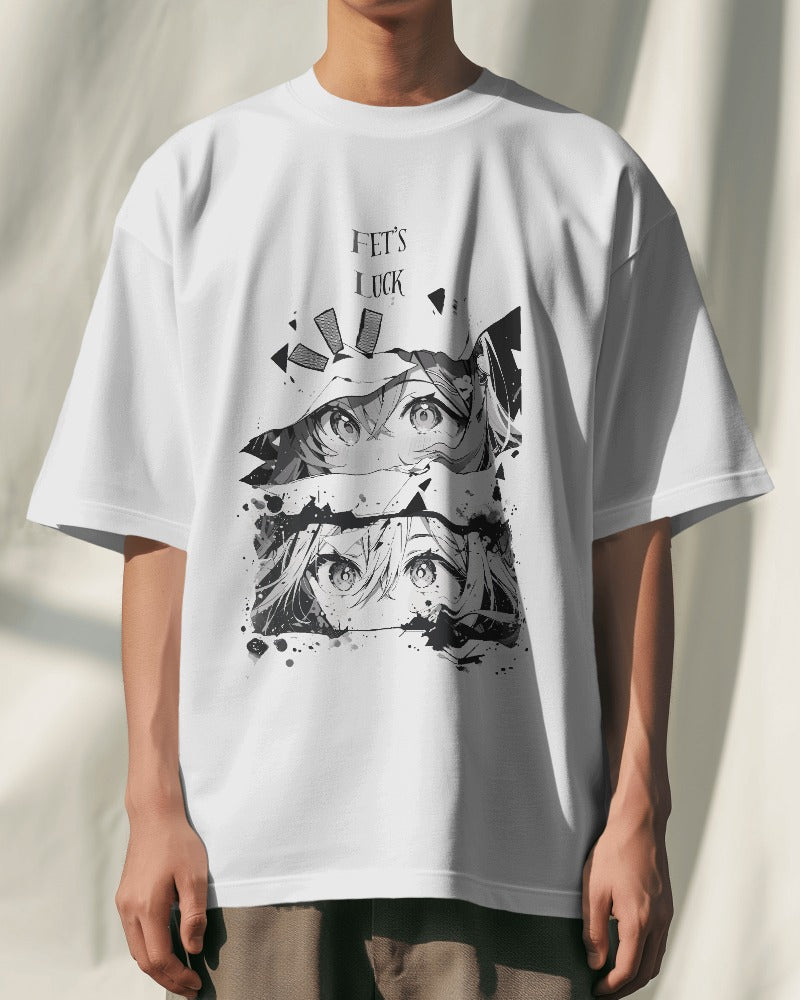 Anime-Inspired Art Oversized T-Shirt