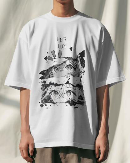 Anime-Inspired Art Oversized T-Shirt