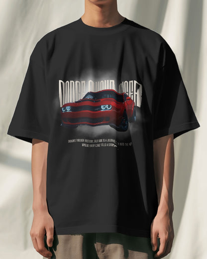 Cruise in Style: Dodge Challenger Oversized Tee
