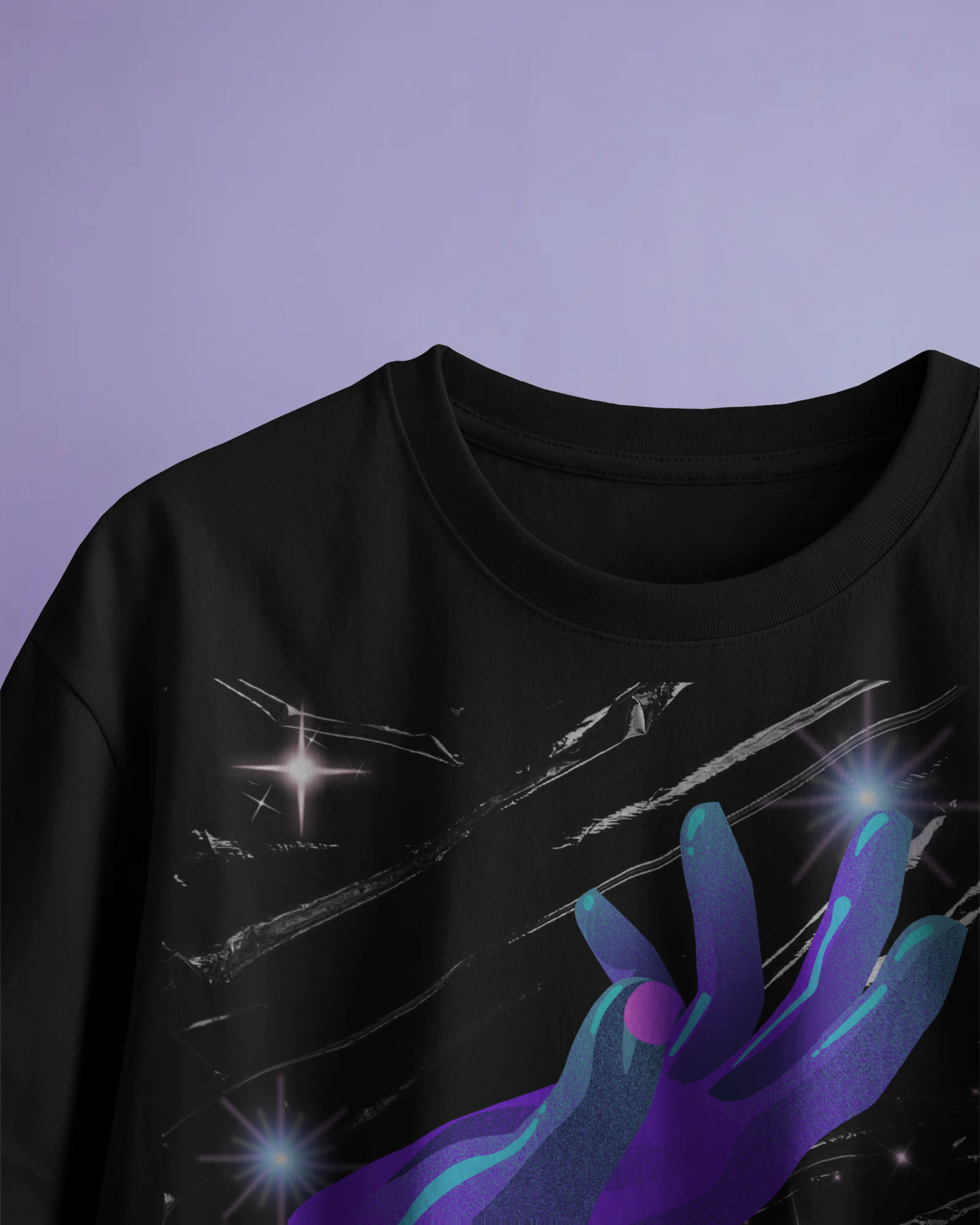 Surreal Touch – Oversized Double-Sided T-Shirt