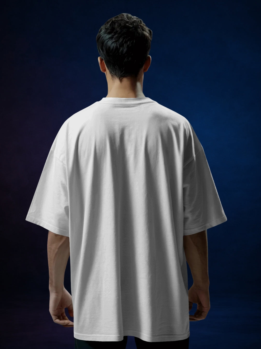 Premium White Signature Oversized T-Shirt by Evo Vogue