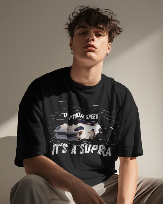 Turbocharged Legacy: Supra Speed Oversized T-Shirt