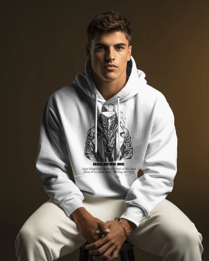 Evo Vogue "Believe Me" 450 GSM Heavyweight Hoodie – Street Style Attitude with Ultimate Comfort
