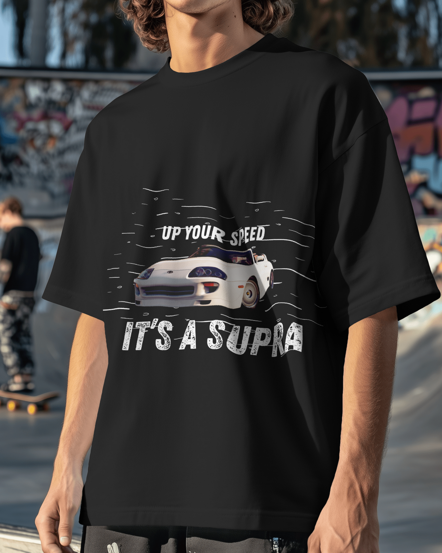 Turbocharged Legacy: Supra Speed Oversized T-Shirt