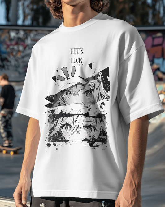 Anime-Inspired Art Oversized T-Shirt