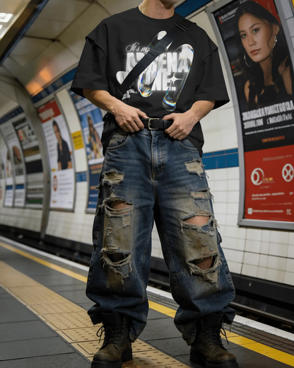 Evo Vogue Adrenaline Rush Oversized Tee – Limited Edition Streetwear