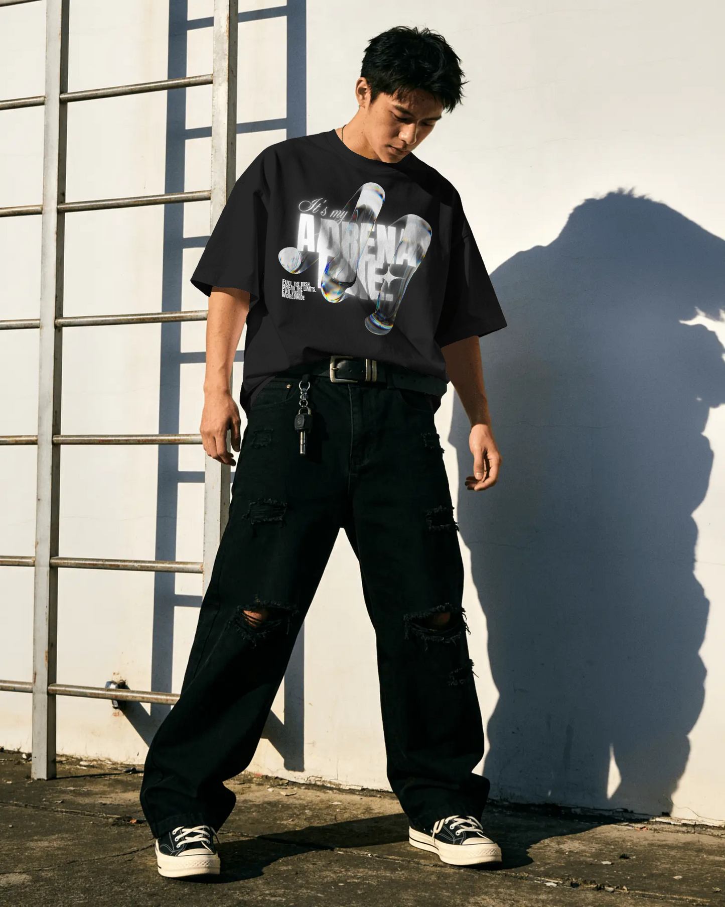 Evo Vogue Adrenaline Rush Oversized Tee – Limited Edition Streetwear