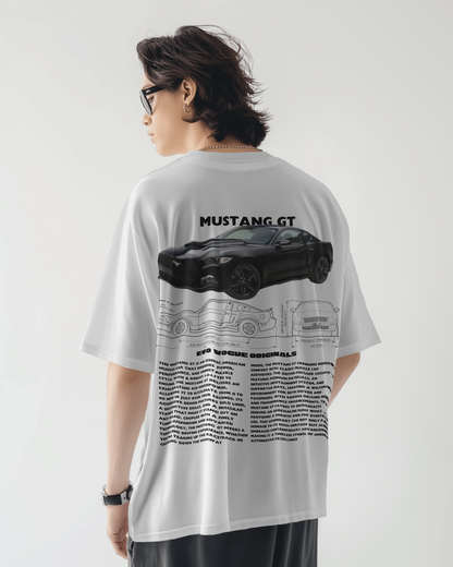 Mustang Majesty - Oversized Graphic Tee