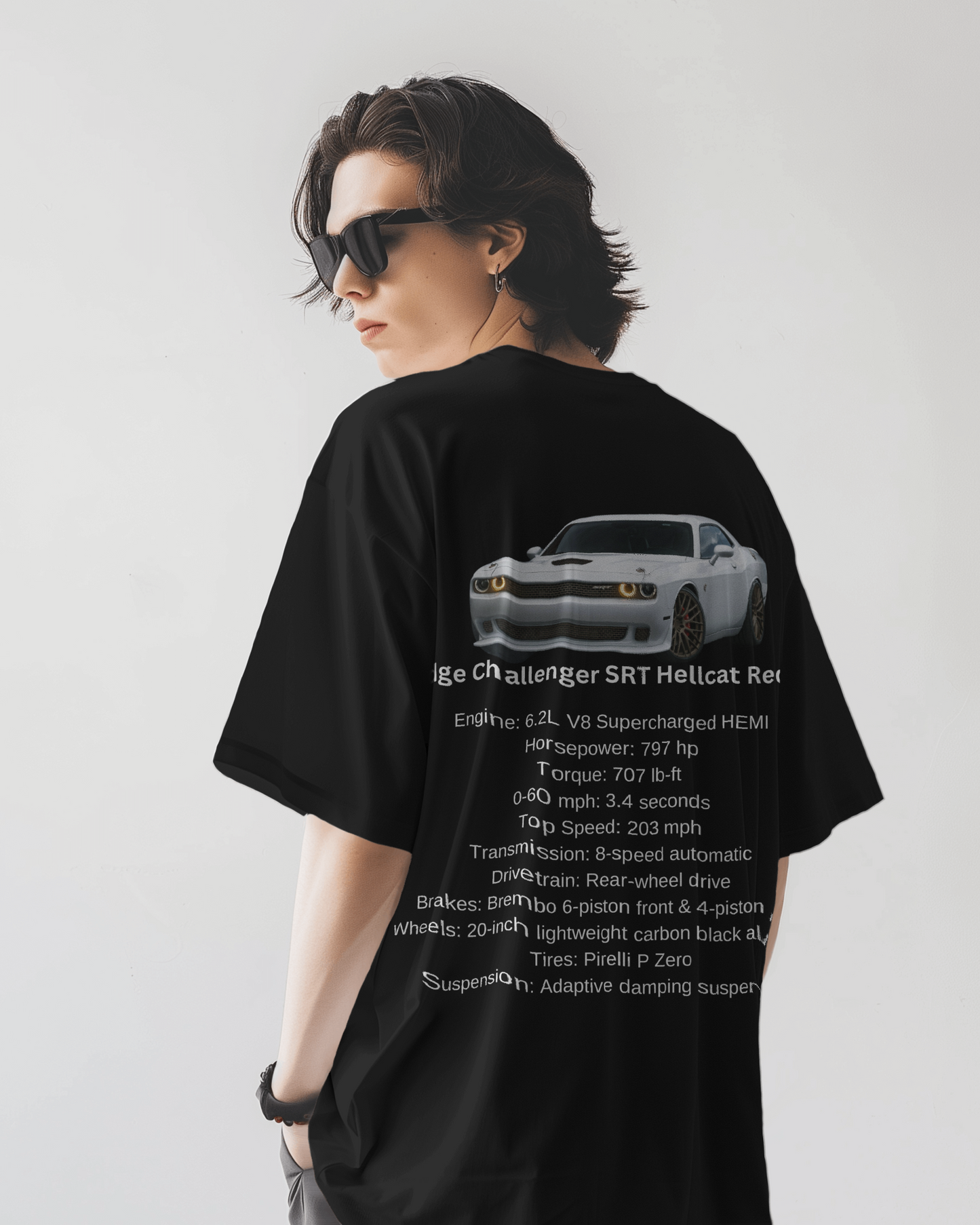Dodge Challenger: Unleash the Beast Oversized T-Shirt