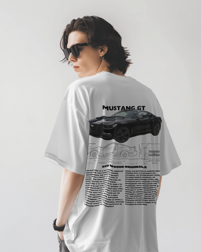 Mustang Majesty - Oversized Graphic Tee