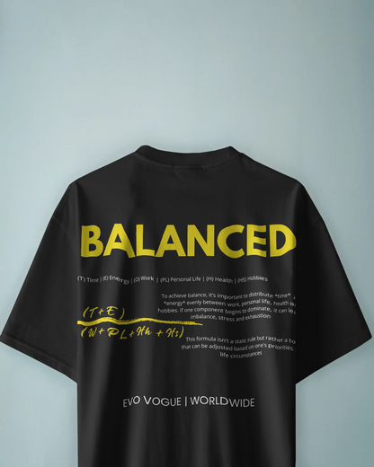 Balanced Oversized T-Shirt