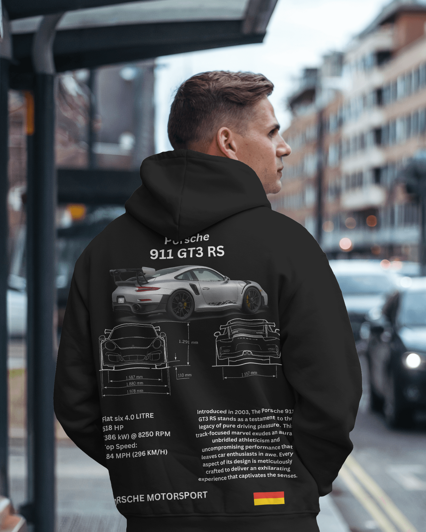 Porsche 911 GT3 RS - Legacy in Motion Hoodie