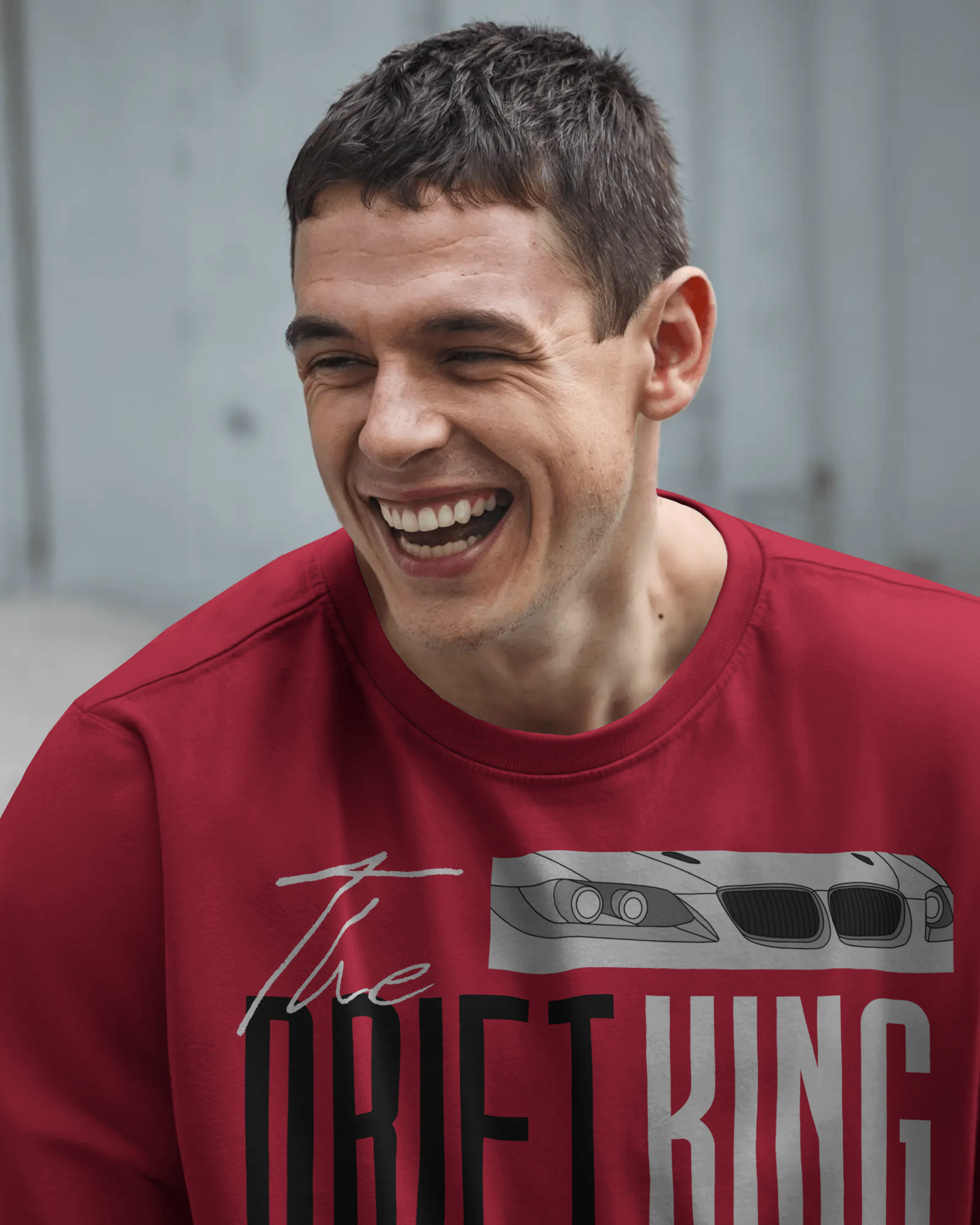 The Drift King Oversized Racing Graphic T-Shirt – Evo Vogue Motorsport Edition