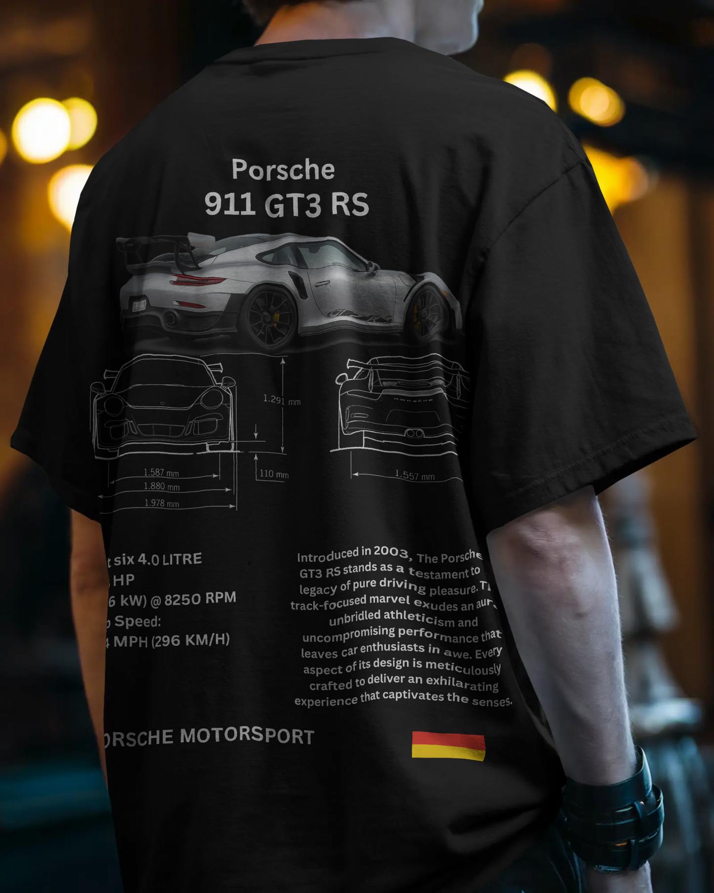 "Porsche 911 GT3 RS" Oversized T-Shirt