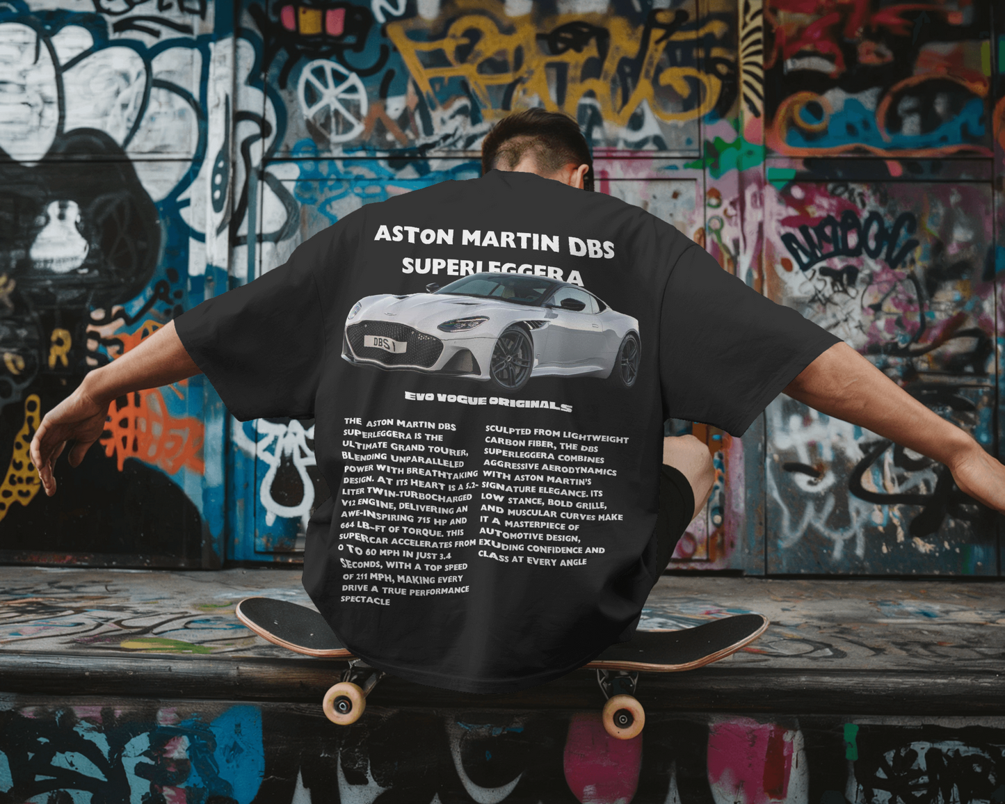 Aston Martin DBS Superleggera Oversized T-Shirt