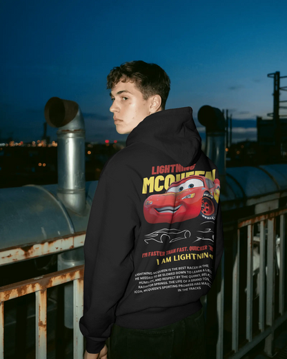 Race to Love: Lightning McQueen Oversized Hoodie