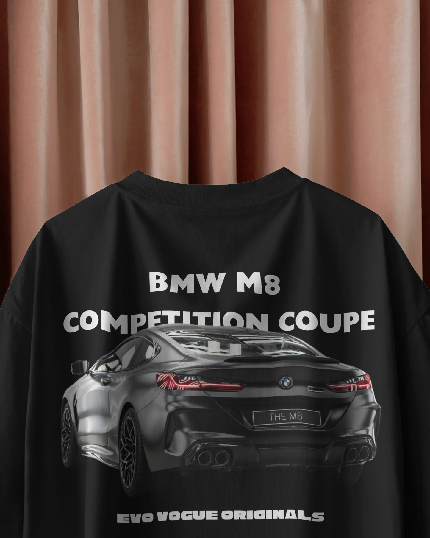 Evo Vogue “Velocity Edition” Double-Sided Printed BMW M8 Competition Oversized Tee
