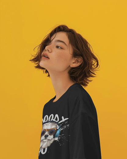 Moody Hu Oversized Tee: Unleash Your Inner Cool